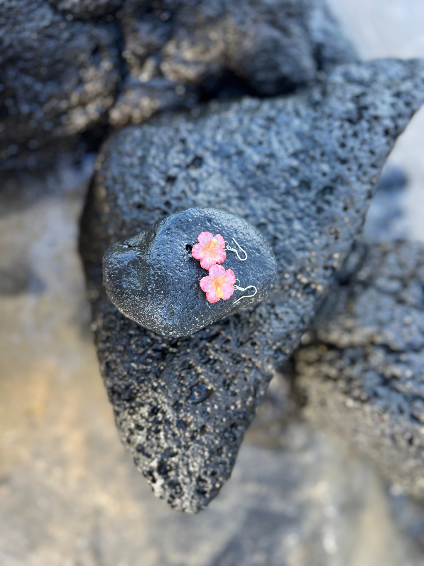 Hibiscus Earrings