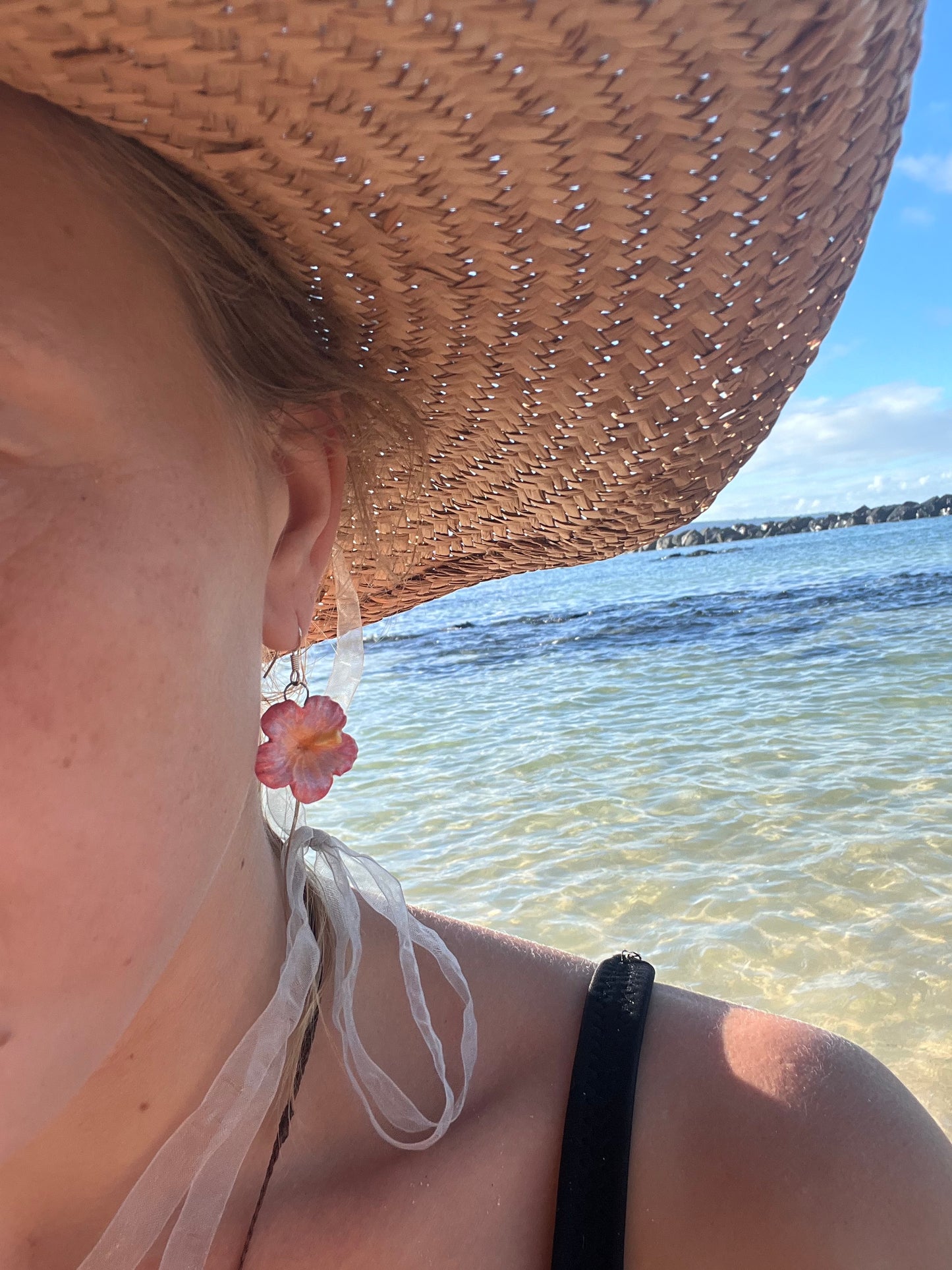 Hibiscus Earrings