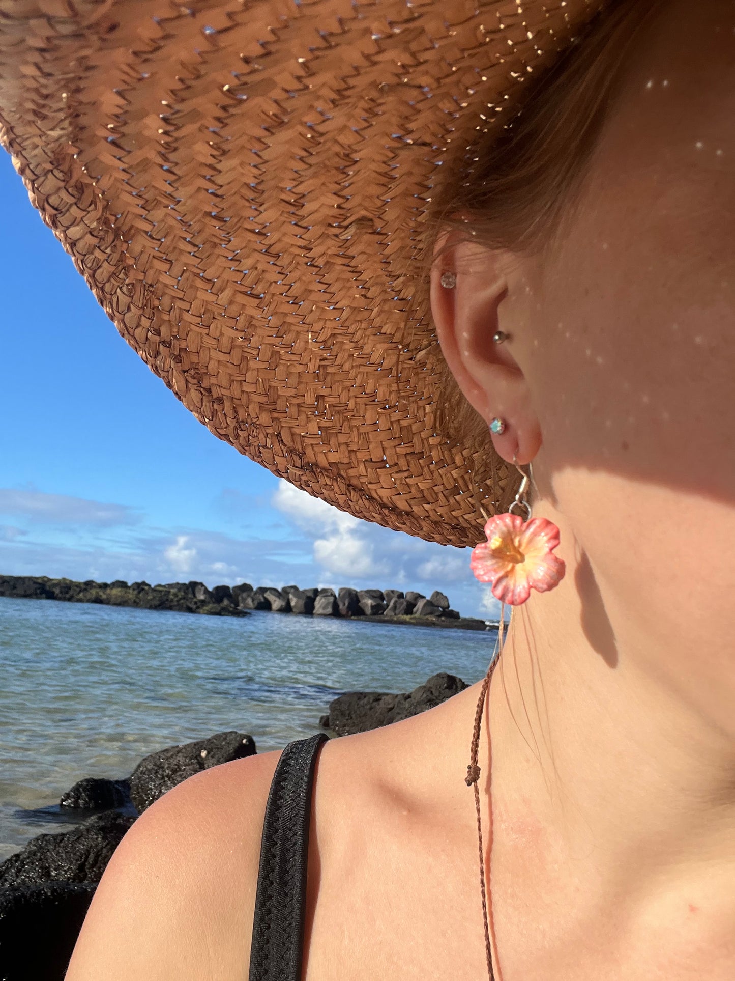 Hibiscus Earrings