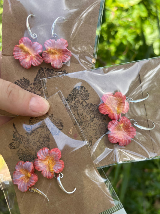 Hibiscus Earrings